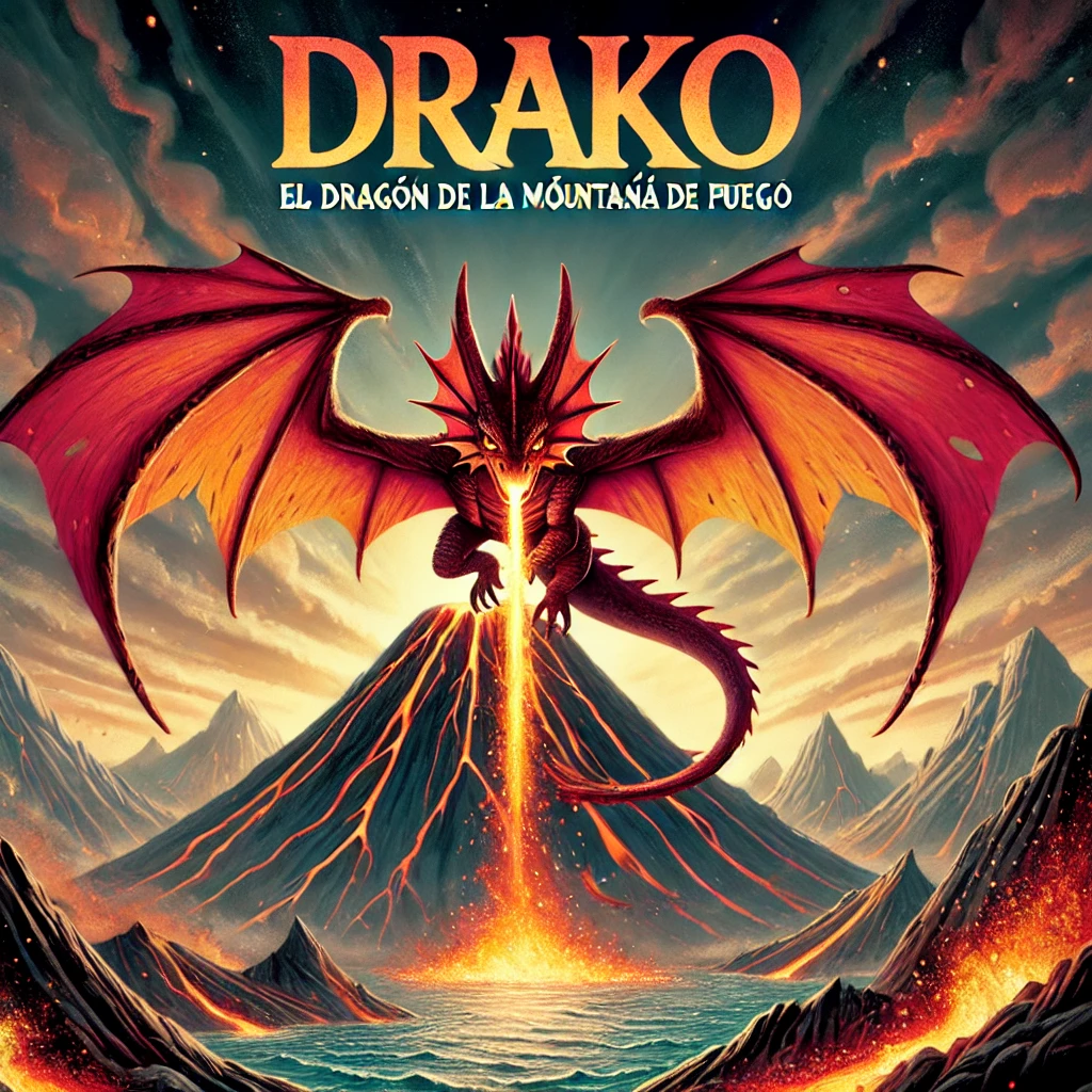 Drako, el Dragón de la Montaña de Fuego