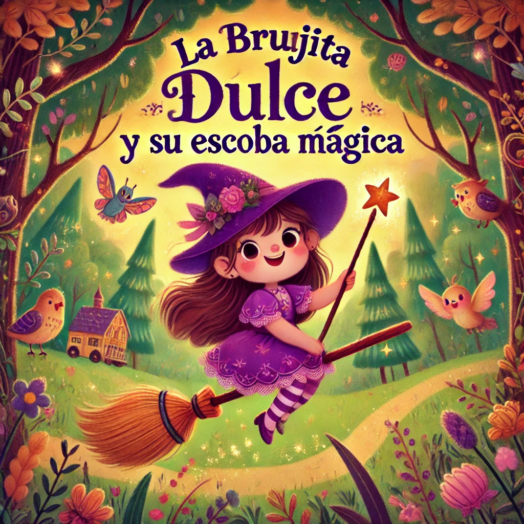 La Brujita Dulce y su escoba mágica